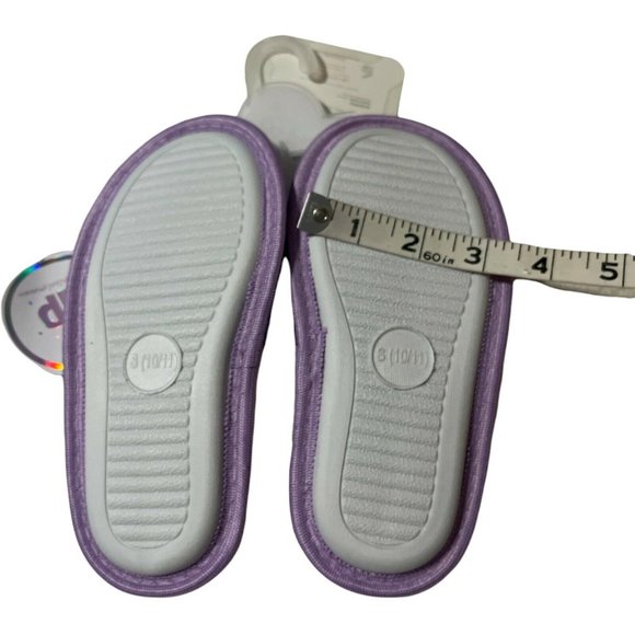 🐶Girl’s Slippers Size S(10-11)VIP Tie Dye Lilac Faux Fur with nail polish - Picture 11 of 12